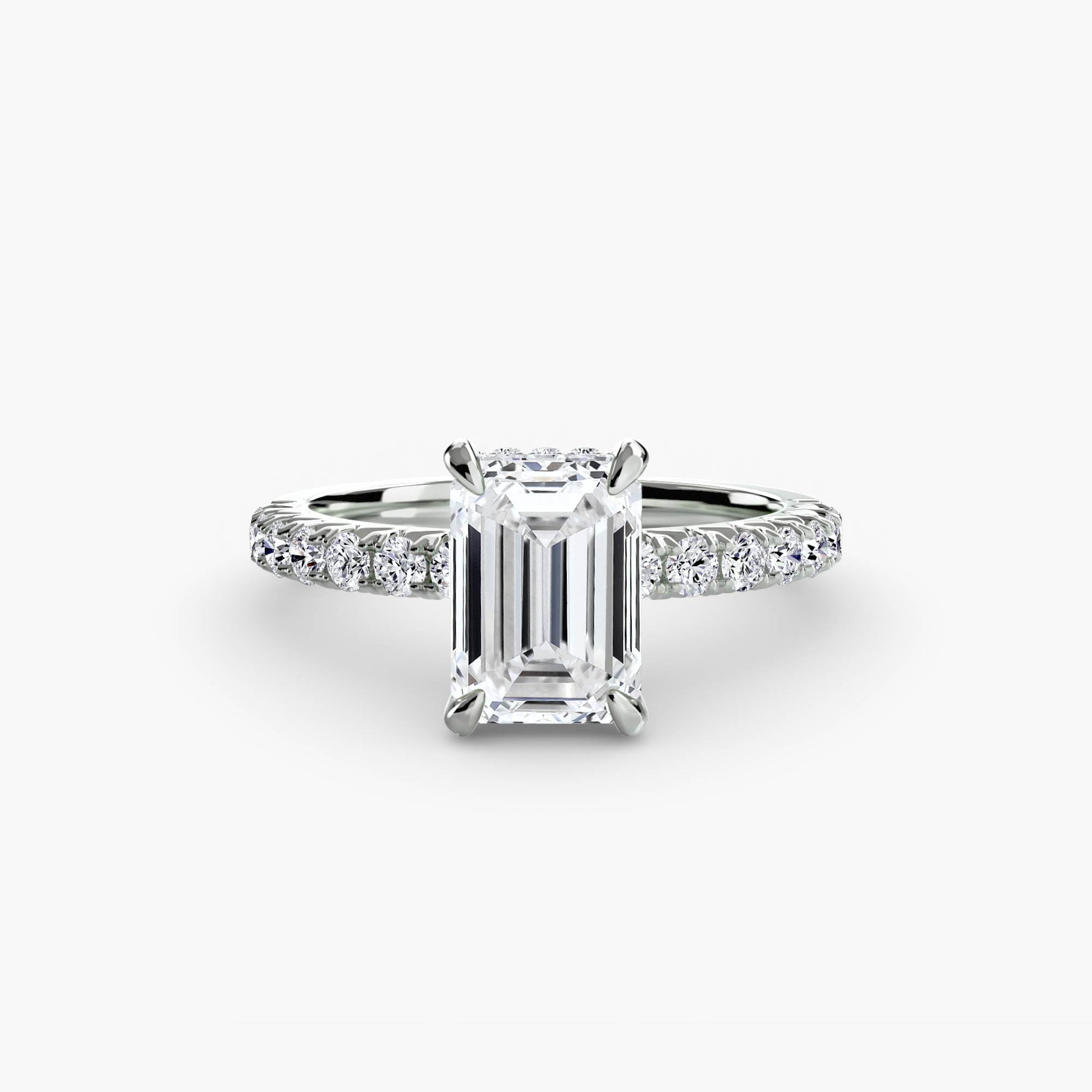 The Hidden Halo Ring Fantasilvia Jewelry