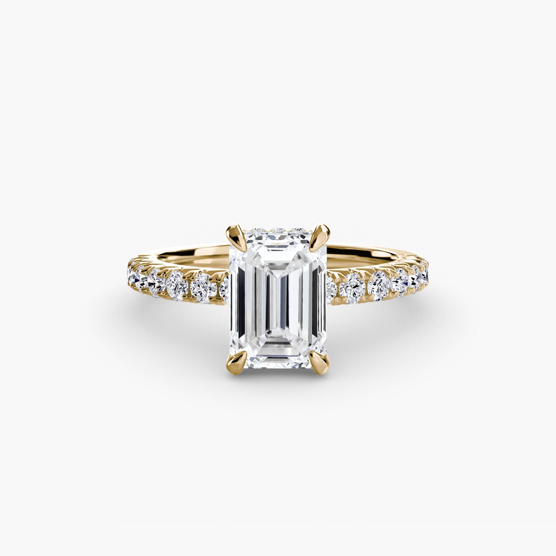 The Hidden Halo Ring Fantasilvia Jewelry