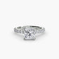 The Hidden Halo Ring Fantasilvia Jewelry