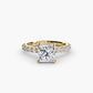 The Hidden Halo Ring Fantasilvia Jewelry