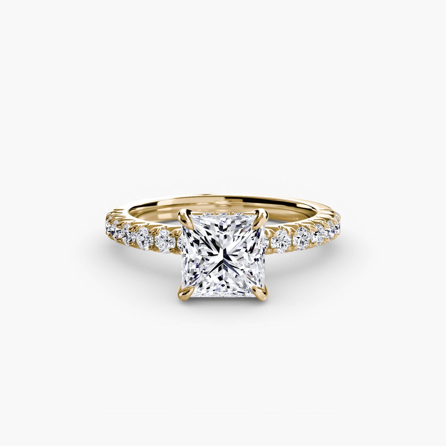 The Hidden Halo Ring Fantasilvia Jewelry