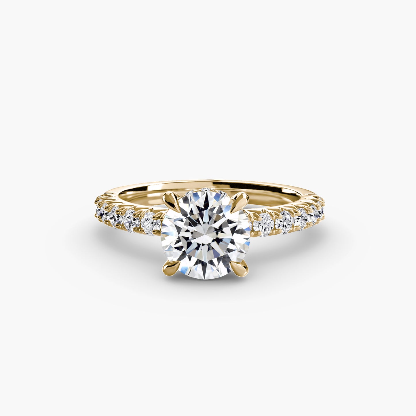 The Hidden Halo Ring Fantasilvia Jewelry
