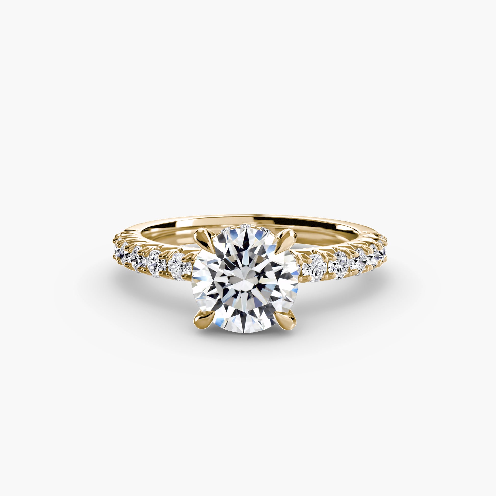 The Hidden Halo Ring Fantasilvia Jewelry