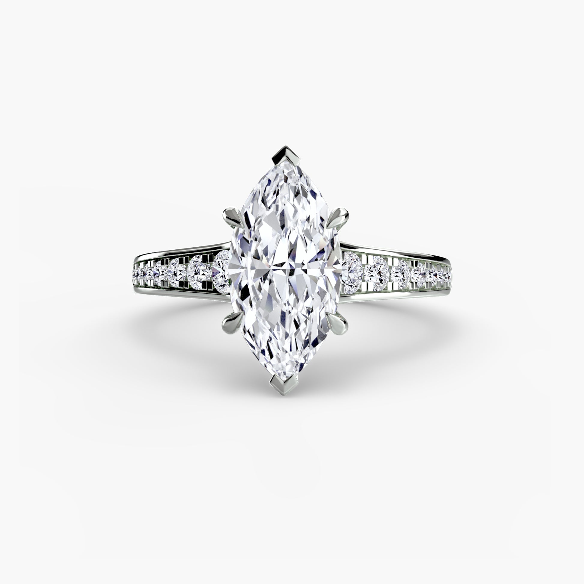 The Sparkly Channel Ring Fantasilvia Jewelry