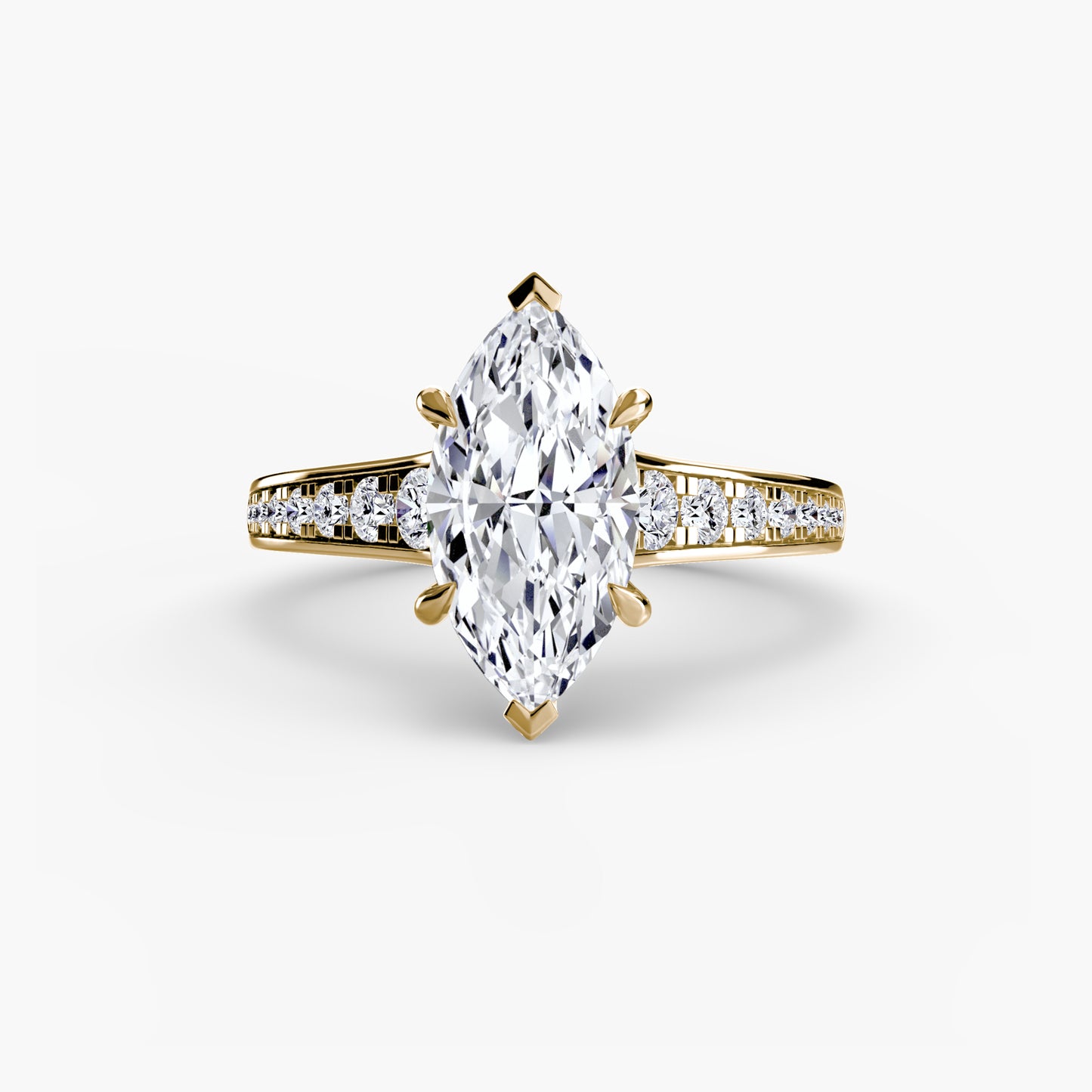The Sparkly Channel Ring Fantasilvia Jewelry
