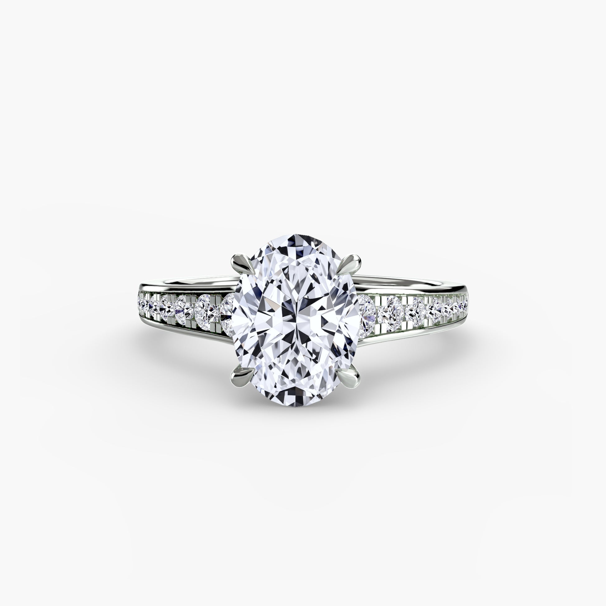 The Sparkly Channel Ring Fantasilvia Jewelry