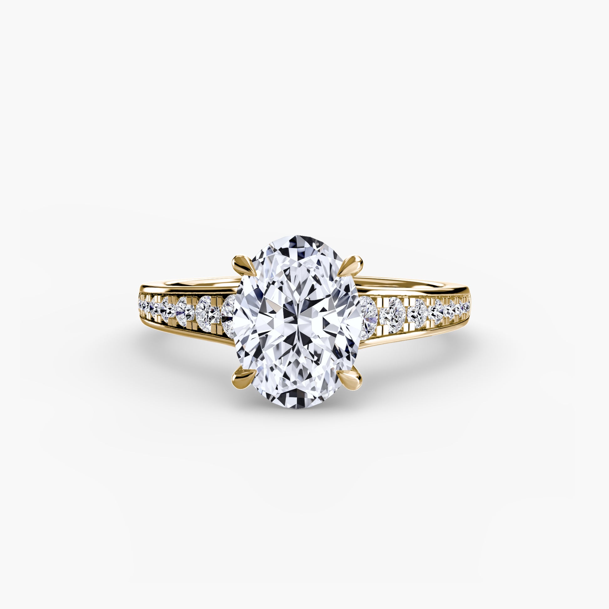 The Sparkly Channel Ring Fantasilvia Jewelry