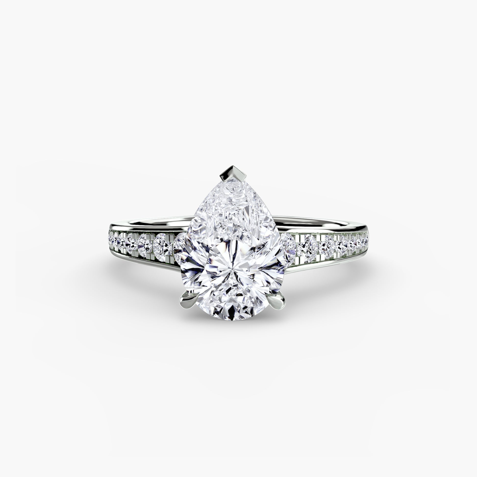 The Sparkly Channel Ring Fantasilvia Jewelry