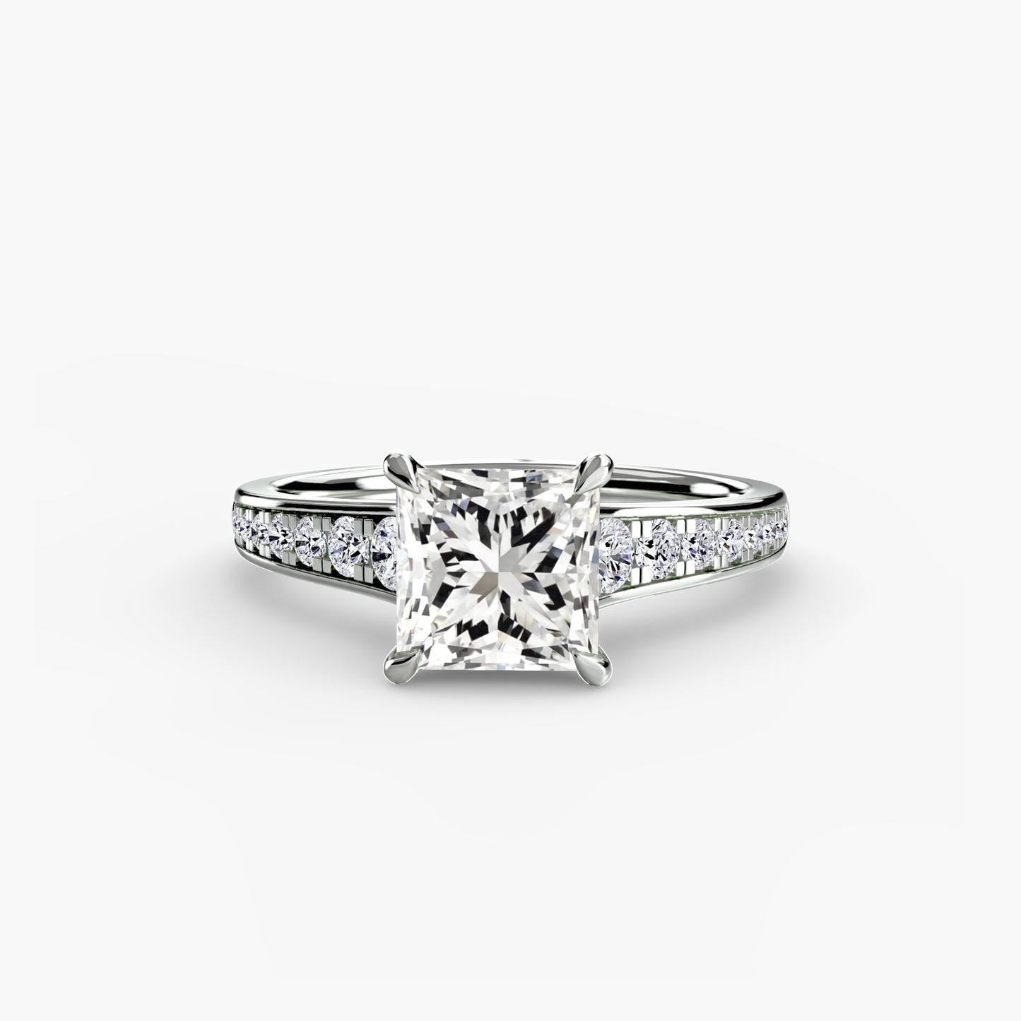 The Sparkly Channel Ring Fantasilvia Jewelry