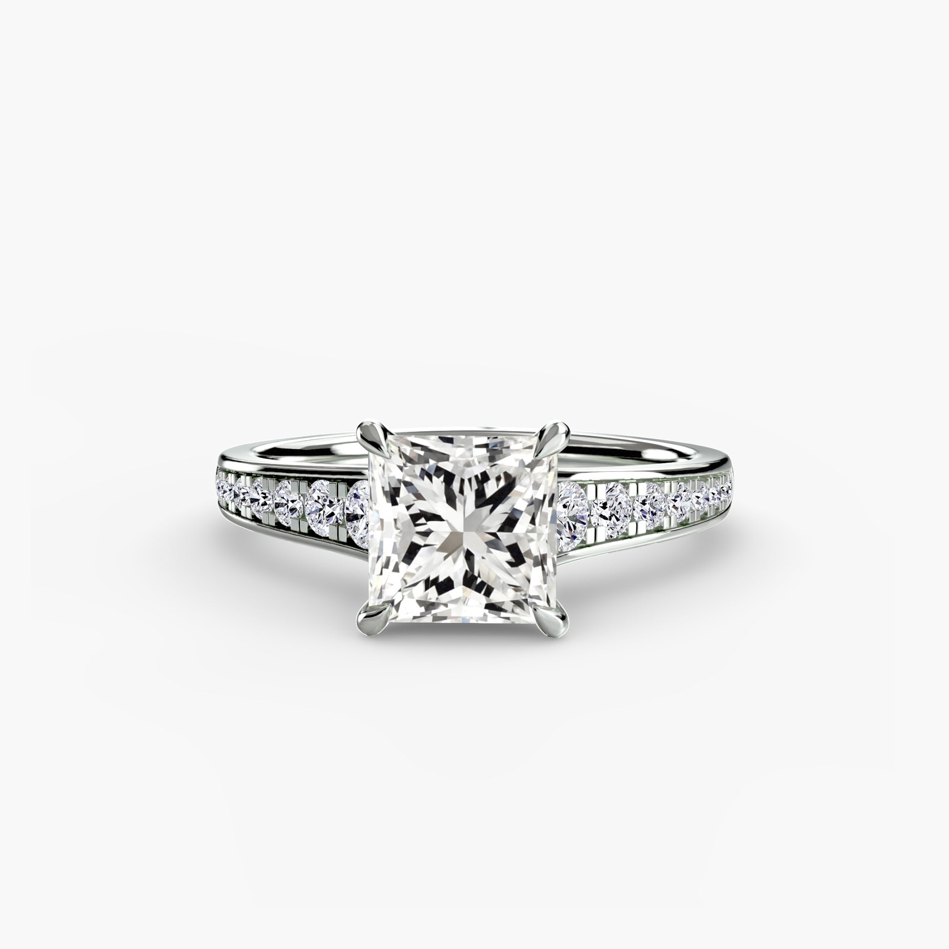 The Sparkly Channel Ring Fantasilvia Jewelry