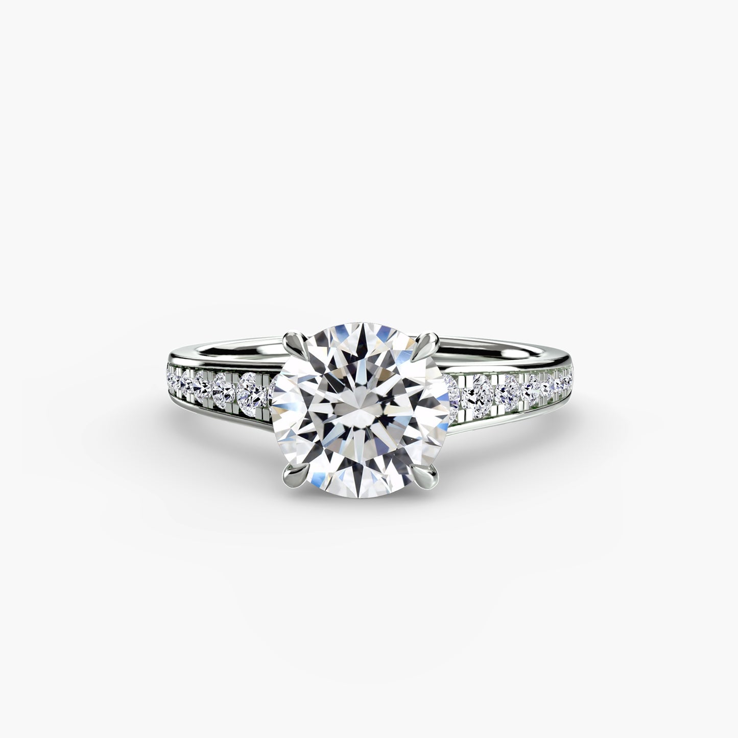 The Sparkly Channel Ring Fantasilvia Jewelry