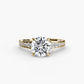 The Sparkly Channel Ring Fantasilvia Jewelry