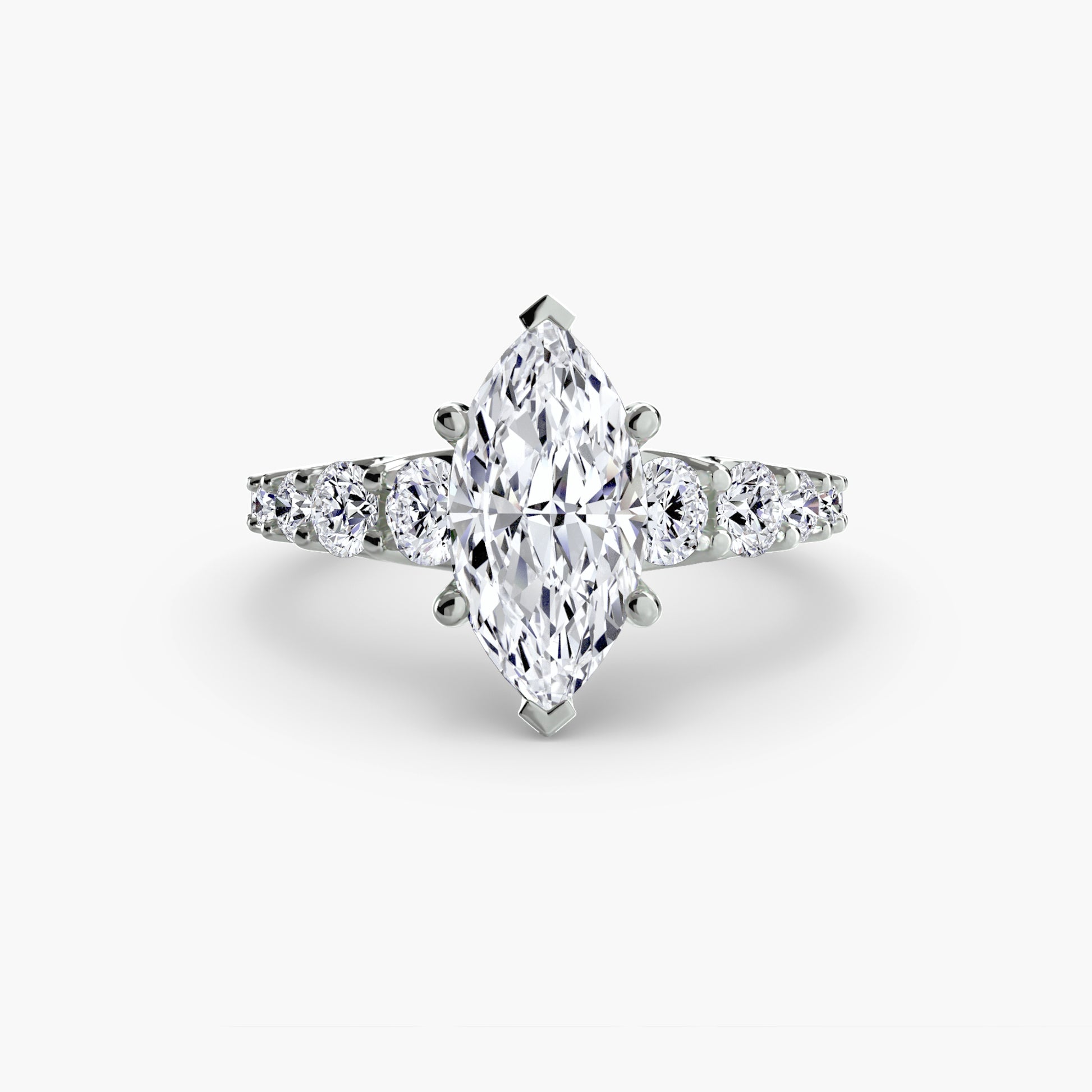 The Graduated Accent Ring Fantasilvia Jewelry