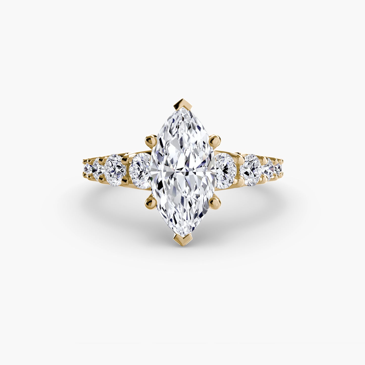 The Graduated Accent Ring Fantasilvia Jewelry