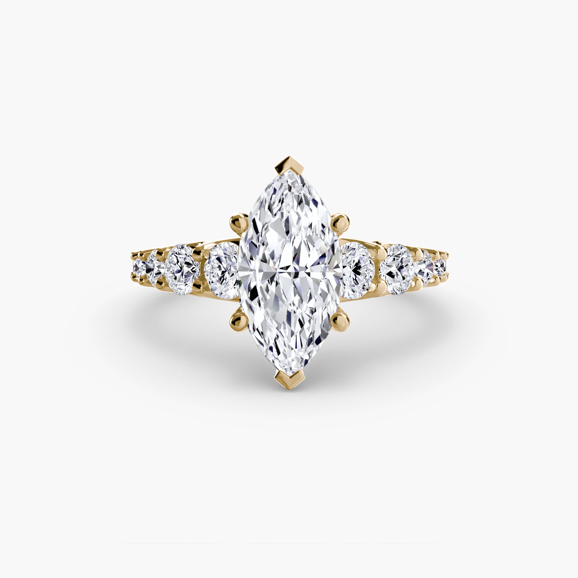 The Graduated Accent Ring Fantasilvia Jewelry