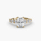 The Graduated Accent Ring Fantasilvia Jewelry