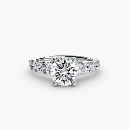 The Graduated Accent Ring Fantasilvia Jewelry