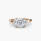 Baguette Accent Solitaire Fantasilvia Jewelry