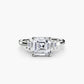 Baguette Accent Solitaire Fantasilvia Jewelry