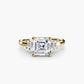 Baguette Accent Solitaire Fantasilvia Jewelry