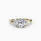 Baguette Accent Solitaire Fantasilvia Jewelry