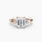 Baguette Accent Solitaire Fantasilvia Jewelry