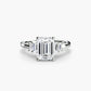 Baguette Accent Solitaire Fantasilvia Jewelry
