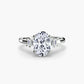 Baguette Accent Solitaire Fantasilvia Jewelry