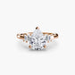 Baguette Accent Solitaire Fantasilvia Jewelry