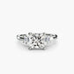 Baguette Accent Solitaire Fantasilvia Jewelry