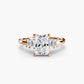 Baguette Accent Solitaire Fantasilvia Jewelry