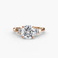 Baguette Accent Solitaire Fantasilvia Jewelry