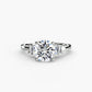 Baguette Accent Solitaire Fantasilvia Jewelry