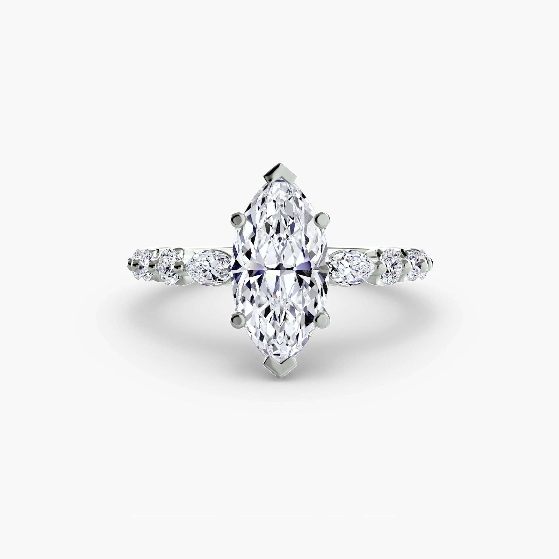The Tiered Accent Ring Fantasilvia Jewelry