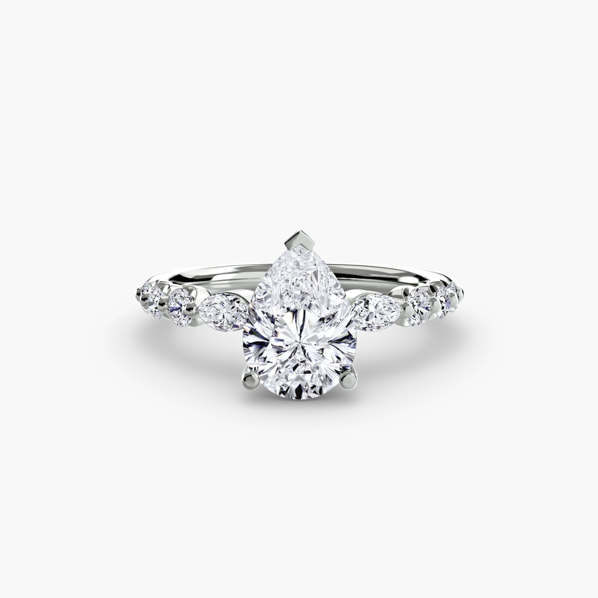 The Tiered Accent Ring Fantasilvia Jewelry