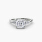 The Shoulder Solitaire Ring Fantasilvia Jewelry