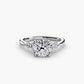 The Shoulder Solitaire Ring Fantasilvia Jewelry