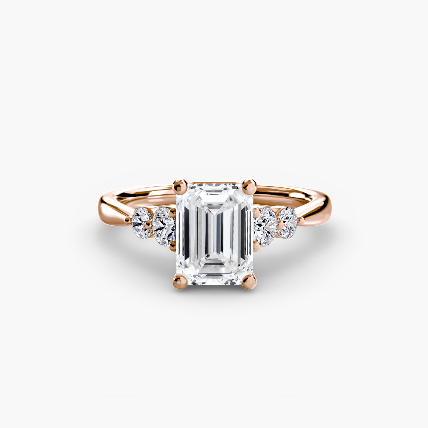 The Shoulder Solitaire Ring Fantasilvia Jewelry