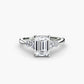 The Shoulder Solitaire Ring Fantasilvia Jewelry
