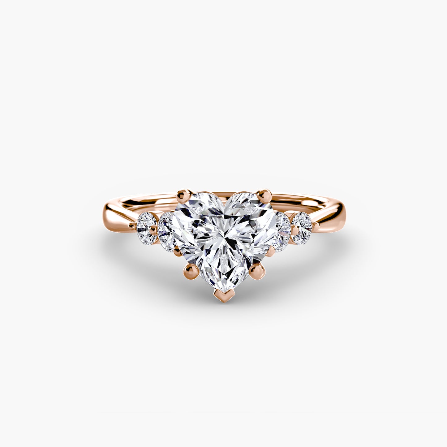 The Shoulder Solitaire Ring Fantasilvia Jewelry