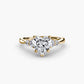 The Shoulder Solitaire Ring Fantasilvia Jewelry