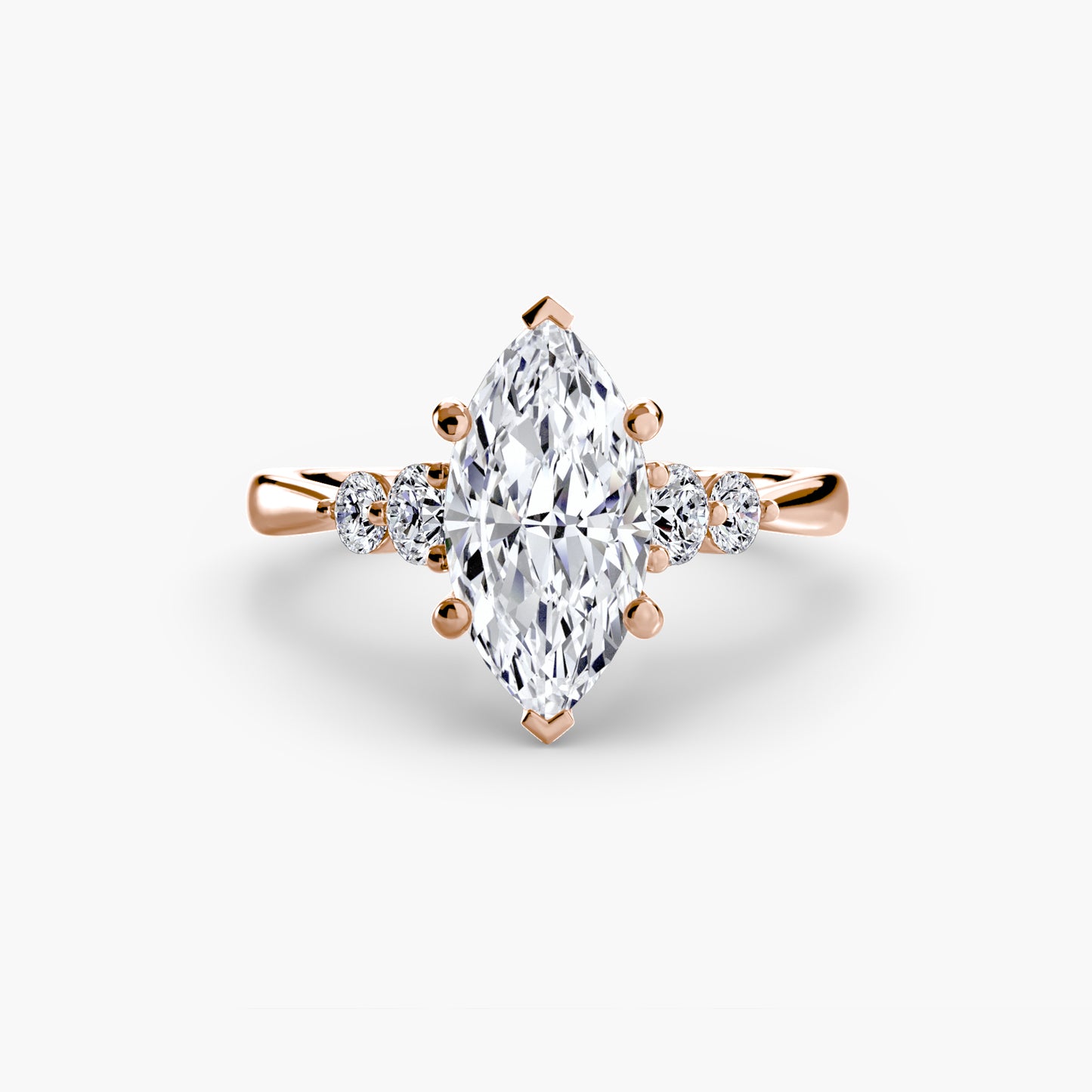 The Shoulder Solitaire Ring Fantasilvia Jewelry