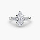 The Shoulder Solitaire Ring Fantasilvia Jewelry