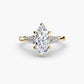 The Shoulder Solitaire Ring Fantasilvia Jewelry