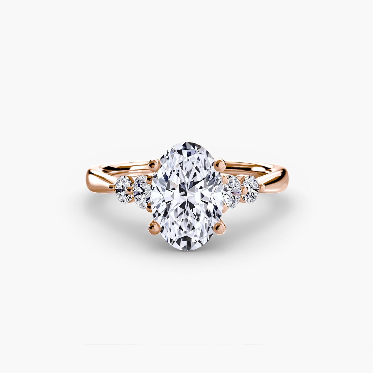 The Shoulder Solitaire Ring Fantasilvia Jewelry