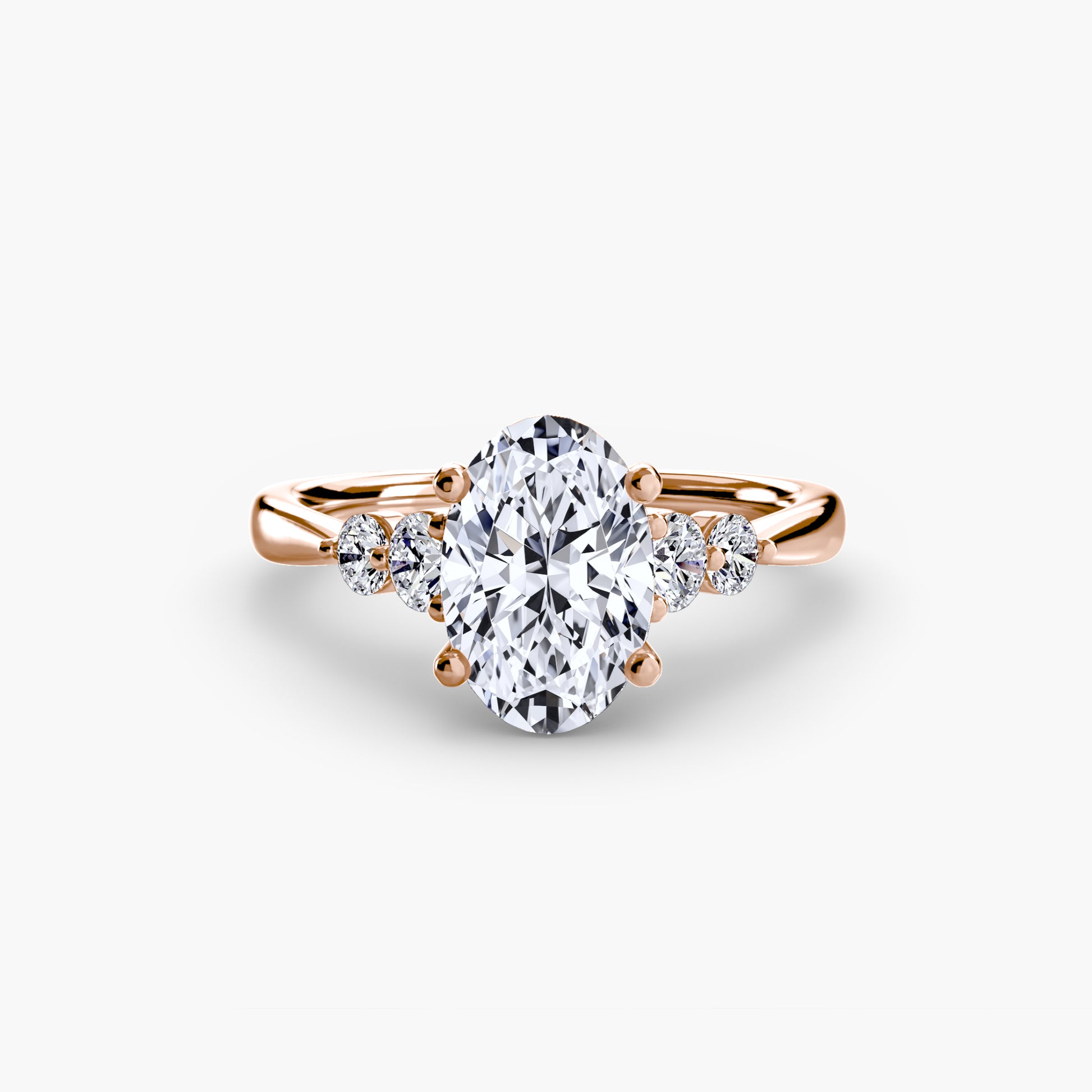 The Shoulder Solitaire Ring Fantasilvia Jewelry