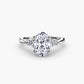 The Shoulder Solitaire Ring Fantasilvia Jewelry