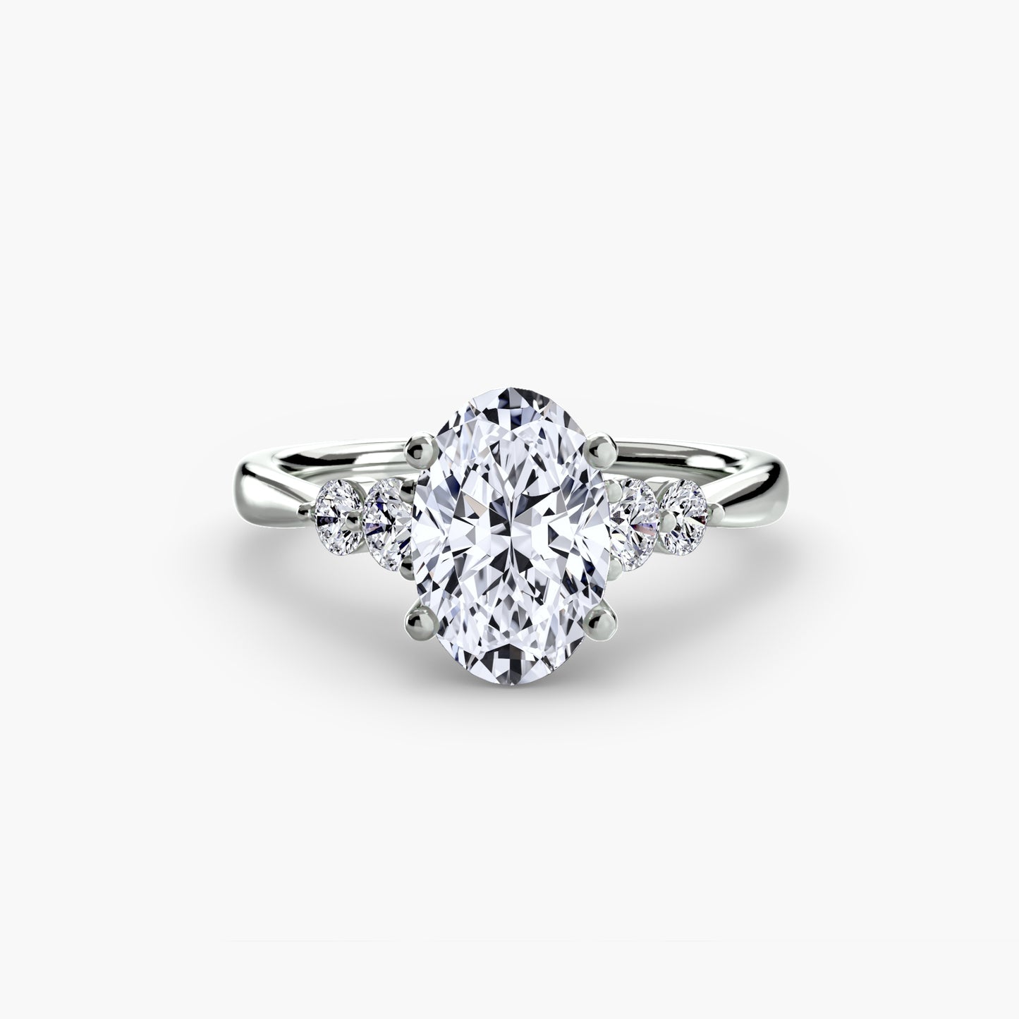 The Shoulder Solitaire Ring Fantasilvia Jewelry