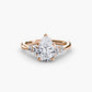 The Shoulder Solitaire Ring Fantasilvia Jewelry