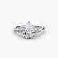 The Shoulder Solitaire Ring Fantasilvia Jewelry